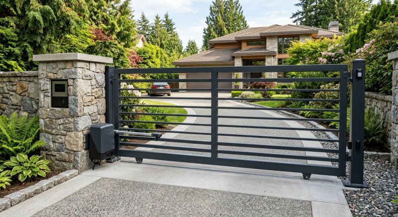Driveway Gate Installation in Rockville, MD