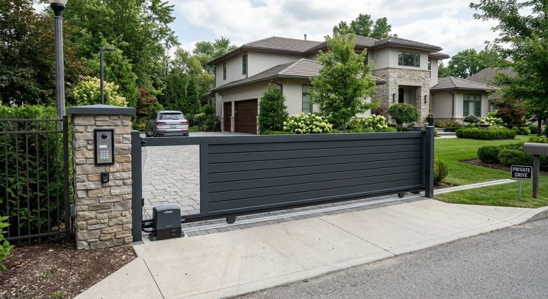 Motorized Gate Installation in Cumming, GA