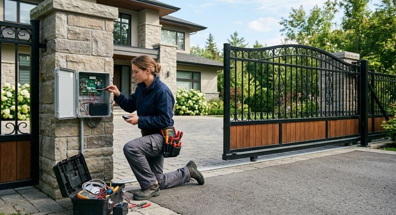 Remote Gate Installation in Littleton, CO