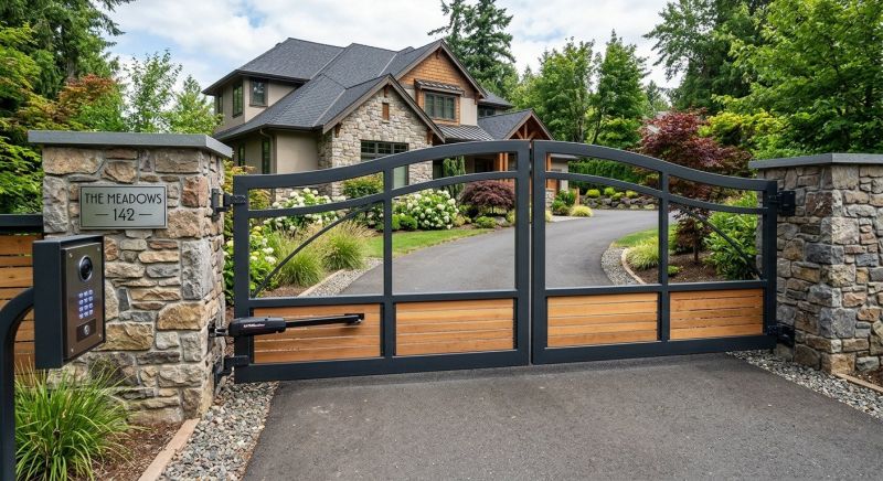 Motorized Gate Installation in Alpharetta, GA